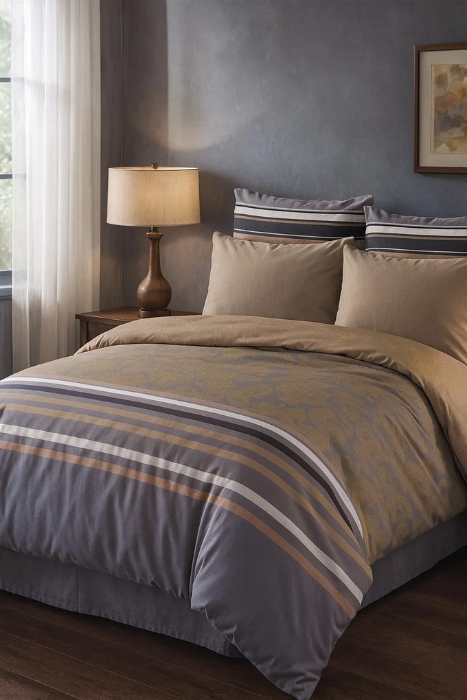 OBLIEČKY Z MIKROVLÁKNA 12202 200X220 CM, 2KS 70X80 CM VZOROVANÉ