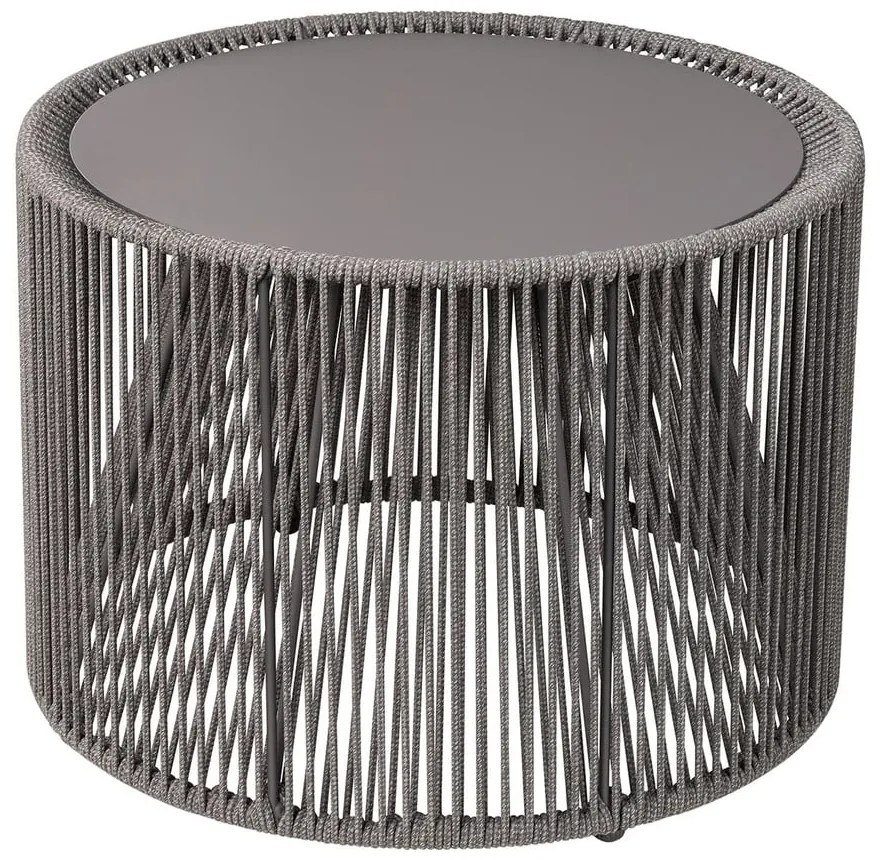 Kovový okrúhly záhradný odkladací stolík ø 49 cm Rope – Blomus