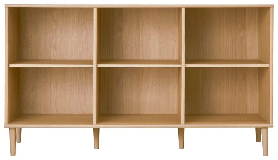 Knižnica v dekore duba v prírodnej farbe 133x75 cm Mistral – Hammel Furniture
