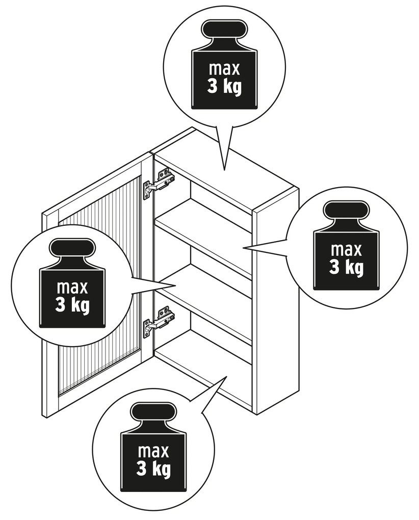 Vstavaná skriňa s dverami z ryhovaného skla
