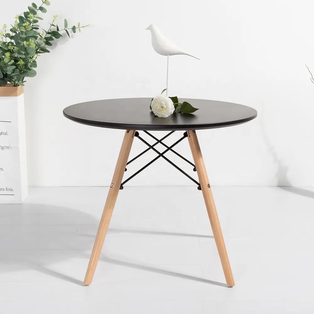 Jedálensky stôl kávový 60cm čierny/drevo