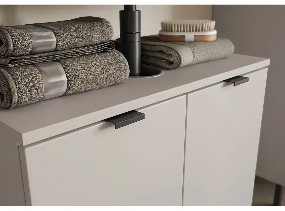 Krémová skrinka pod umývadlo 60x56 cm Arcena – Germania