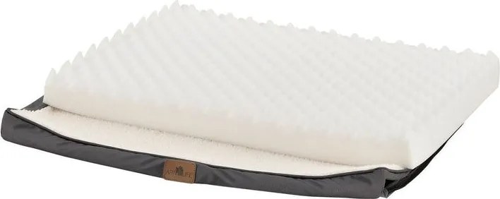 Ortopedické lôžko pre psov, 92 x 69 cm, béžovo-šedé