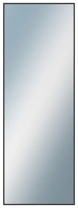 DANTIK - Zrkadlo v rámu, rozmer s rámom 50x140 cm z lišty Hliník čierna (7022021)
