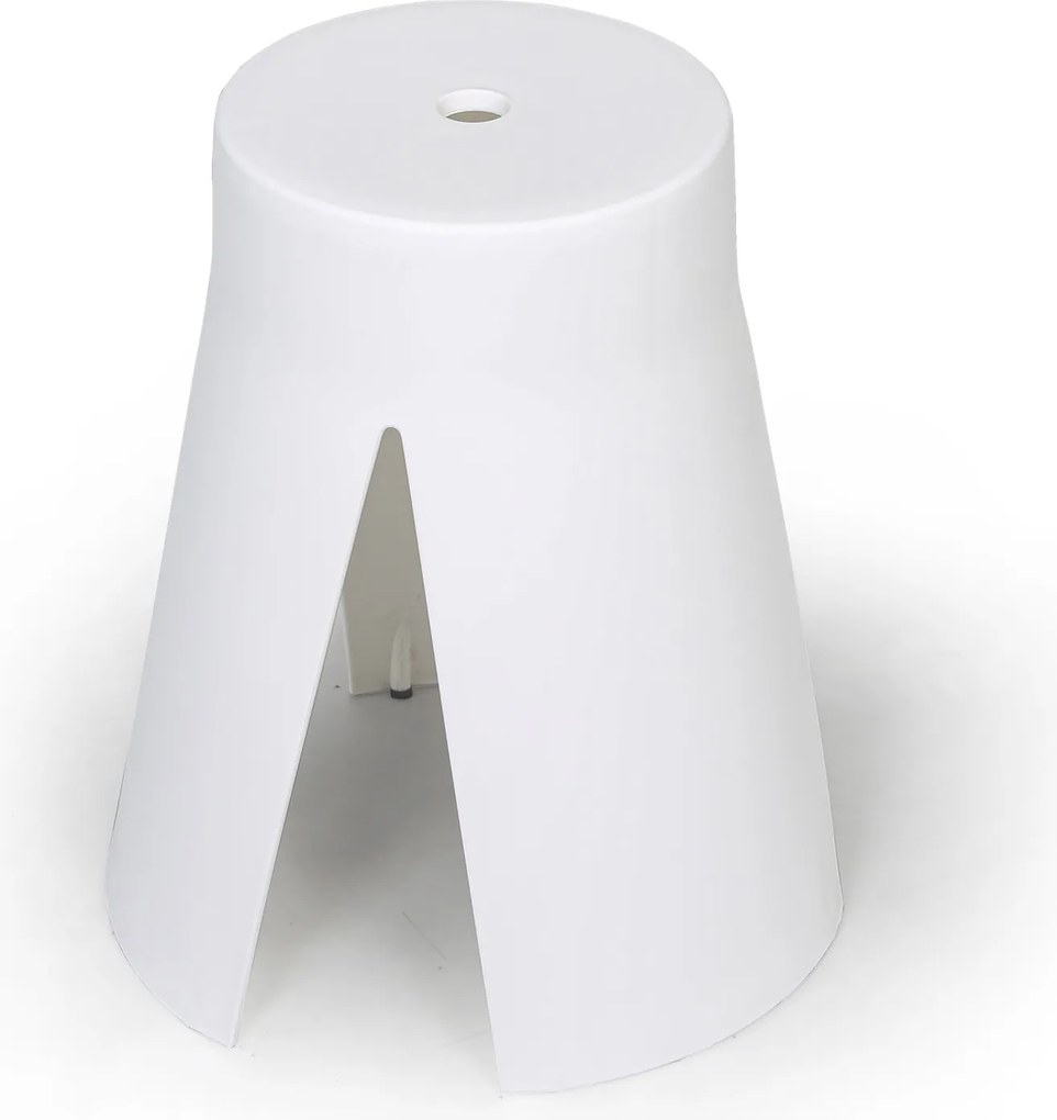 Plastová stolička RIKO, biel