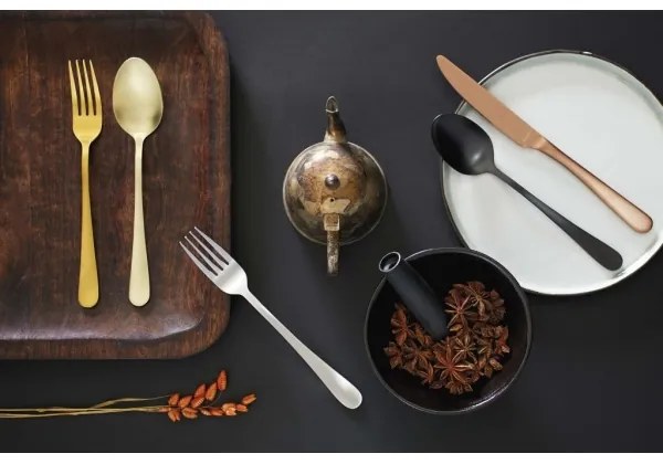 Súprava nerezových príborov AUSTIN, 24 ks, zlatá