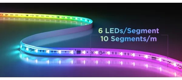 Govee - LED RGBWWIC Stm. predlžovací pásik Strip Light 2 Pro 1m Wi-Fi Matter