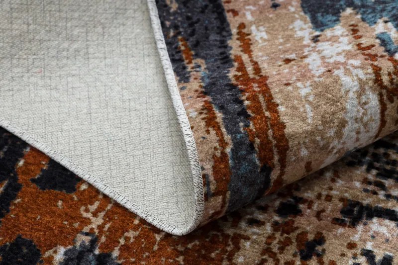 Dywany Łuszczów, Kusový koberec Miro 51454.802 navy/beige, 80x150, viacfarebná, chodba / predsieň