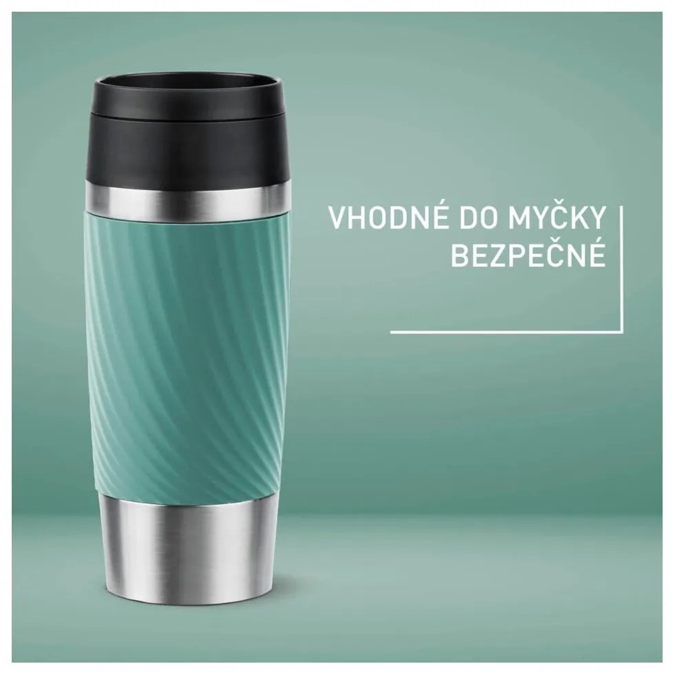 Svetlozelený cestovný hrnček 360 ml – Tefal