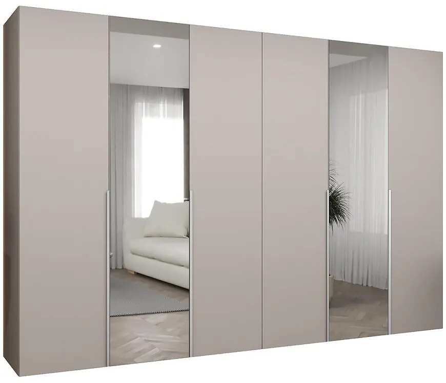 Skriňa Alicante II 300 kašmír/strieborný