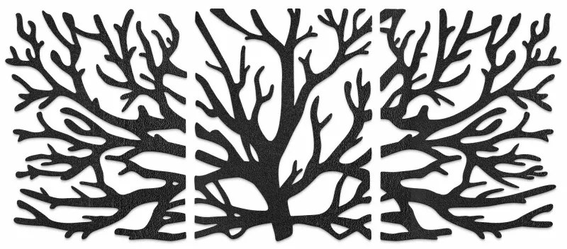 Trojdielny obraz na stenu konáre | SENTOP FB-HDF0502