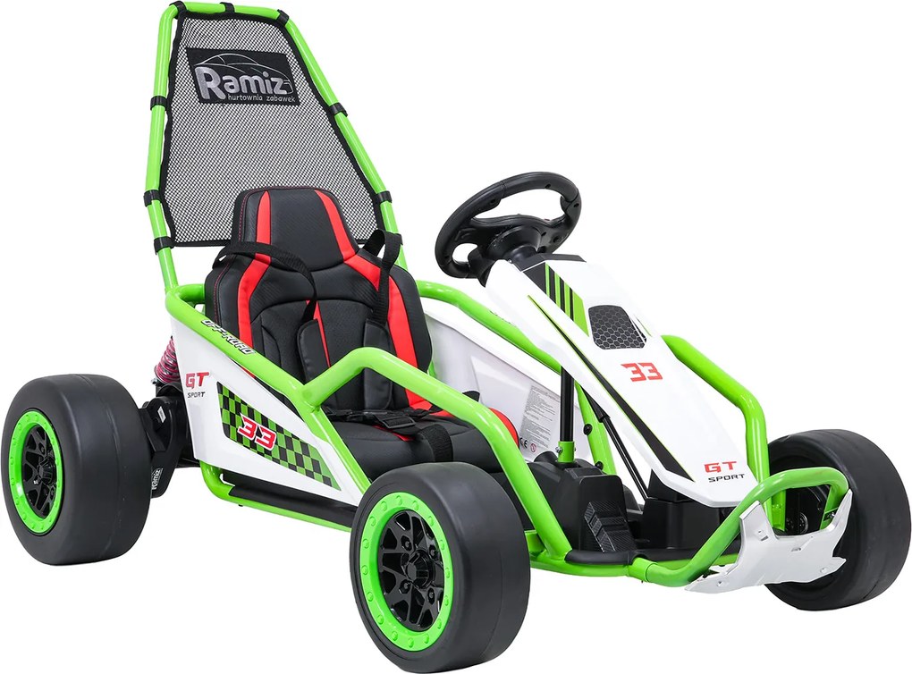 Ramiz Motokára TORNADO s funkciou Drift zelená