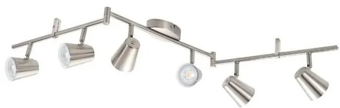 Eglo 75218 - LED Bodové svietidlo TRAVALE 6xGU10/3W/230V lesklý chróm