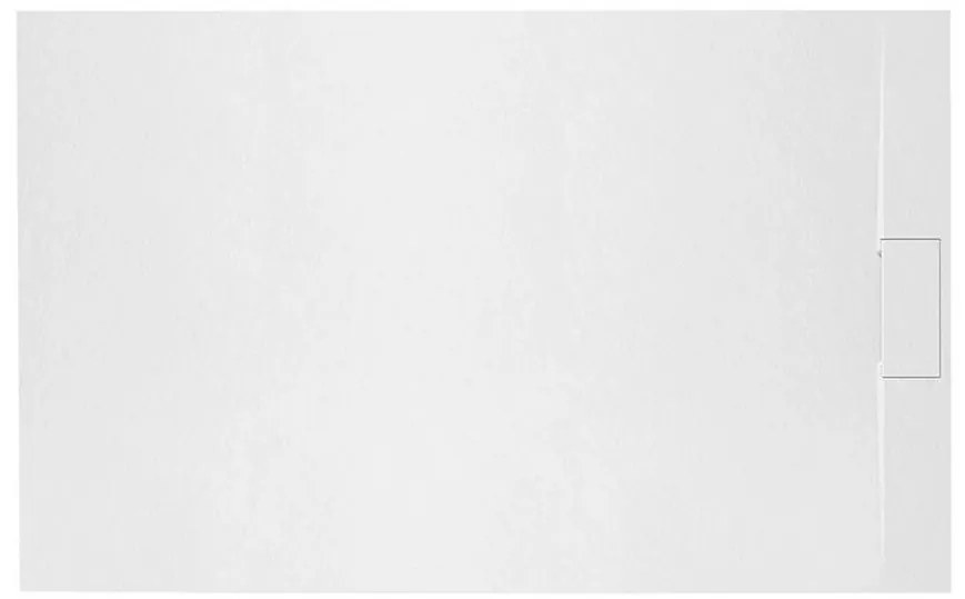 Vanička obdĺžniková Bazalt white 90x120