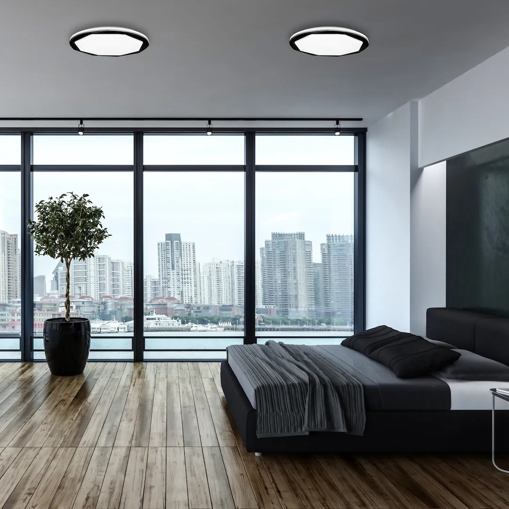 Stropné LED svietidlo Optima, 1x LED 52w, 3000-6000k, b, s ovládačom