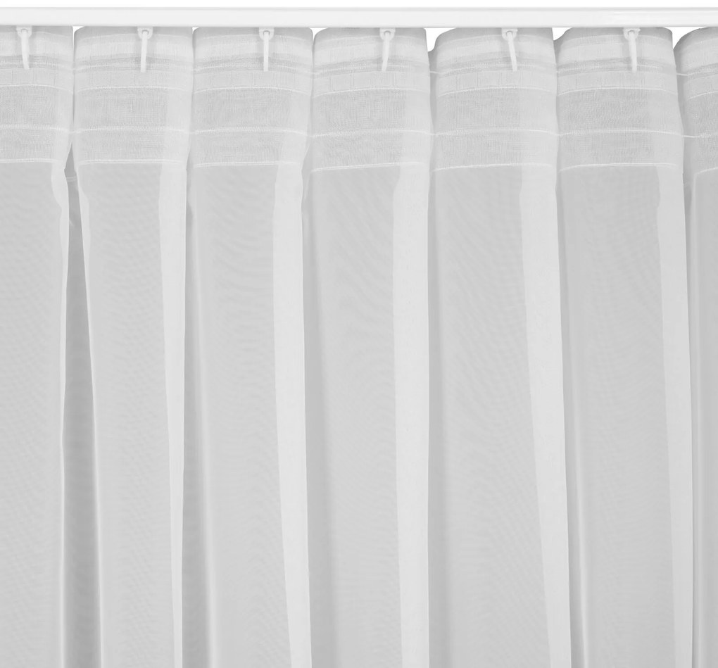 ZÁCLONA NA PÁSKE SIMONE 400X300 CM BIELA