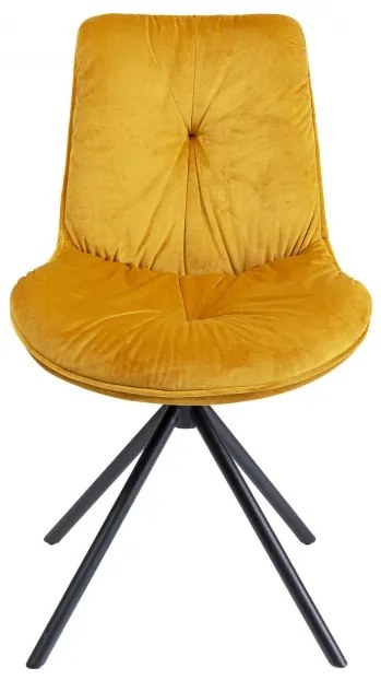 Stolička Mila žltá 88 × 51 × 65 cm KARE DESIGN