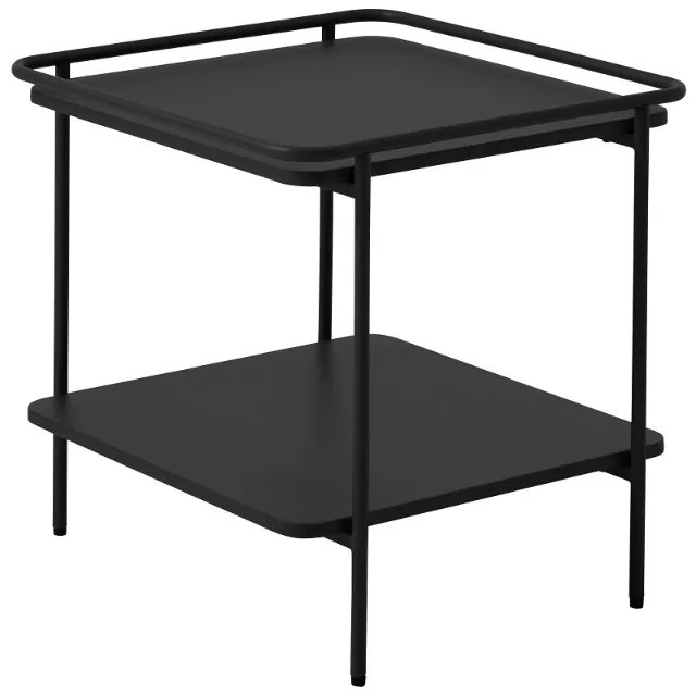 Dizajnový odkladací stolík Harinder 45 cm čierny