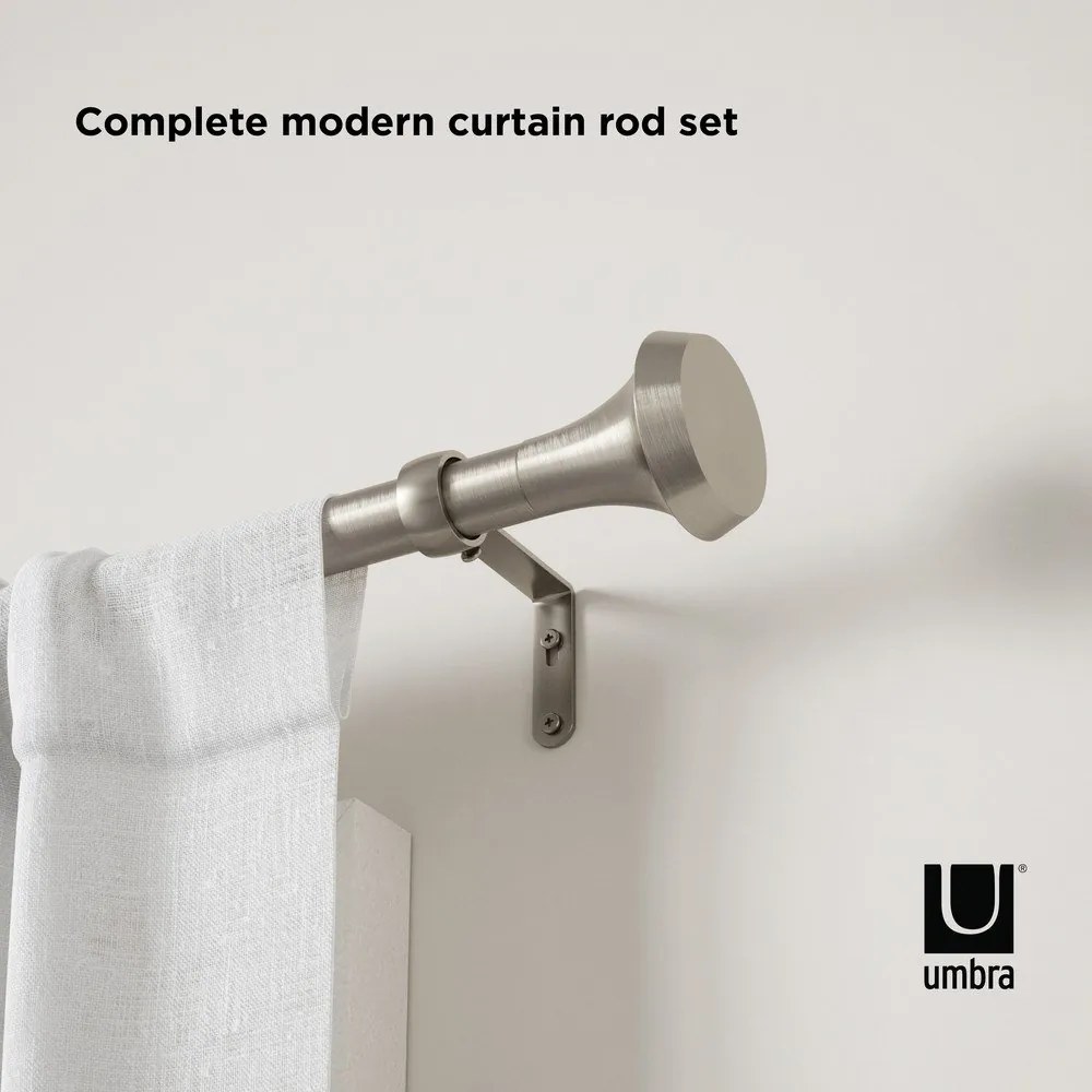 Oceľová roztiahnuteľná garniža 91 - 183 cm Ella - Umbra