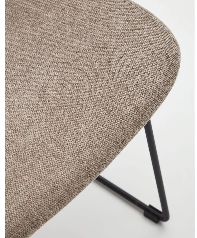 Svetlohnedé jedálenské stoličky v súprave 1 ks Zahara – Kave Home