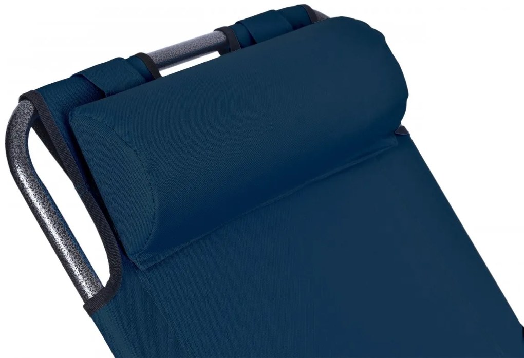 Záhradné lehátko Leon modré