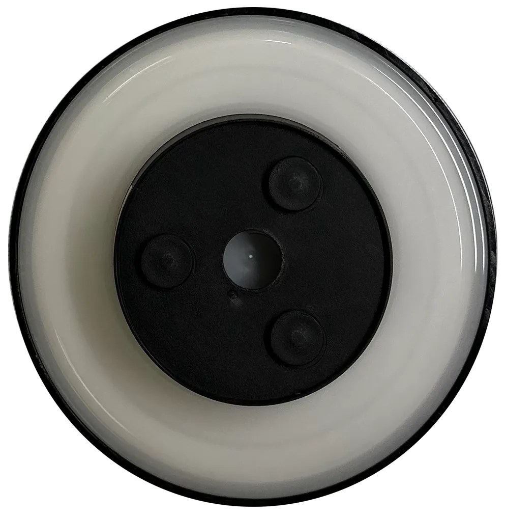 EUlight Exteriérové nástenné LED svietidlo Disk, 1x LED 12w, CCT, čierna