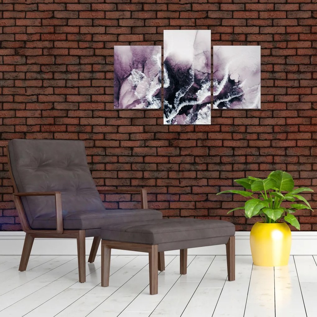 Obraz - Fialový mramor N⁰2 (90x60 cm)