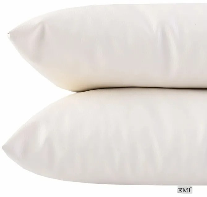 Vankúš béžový ekokoža EMI, Vankúš 45x45 cm