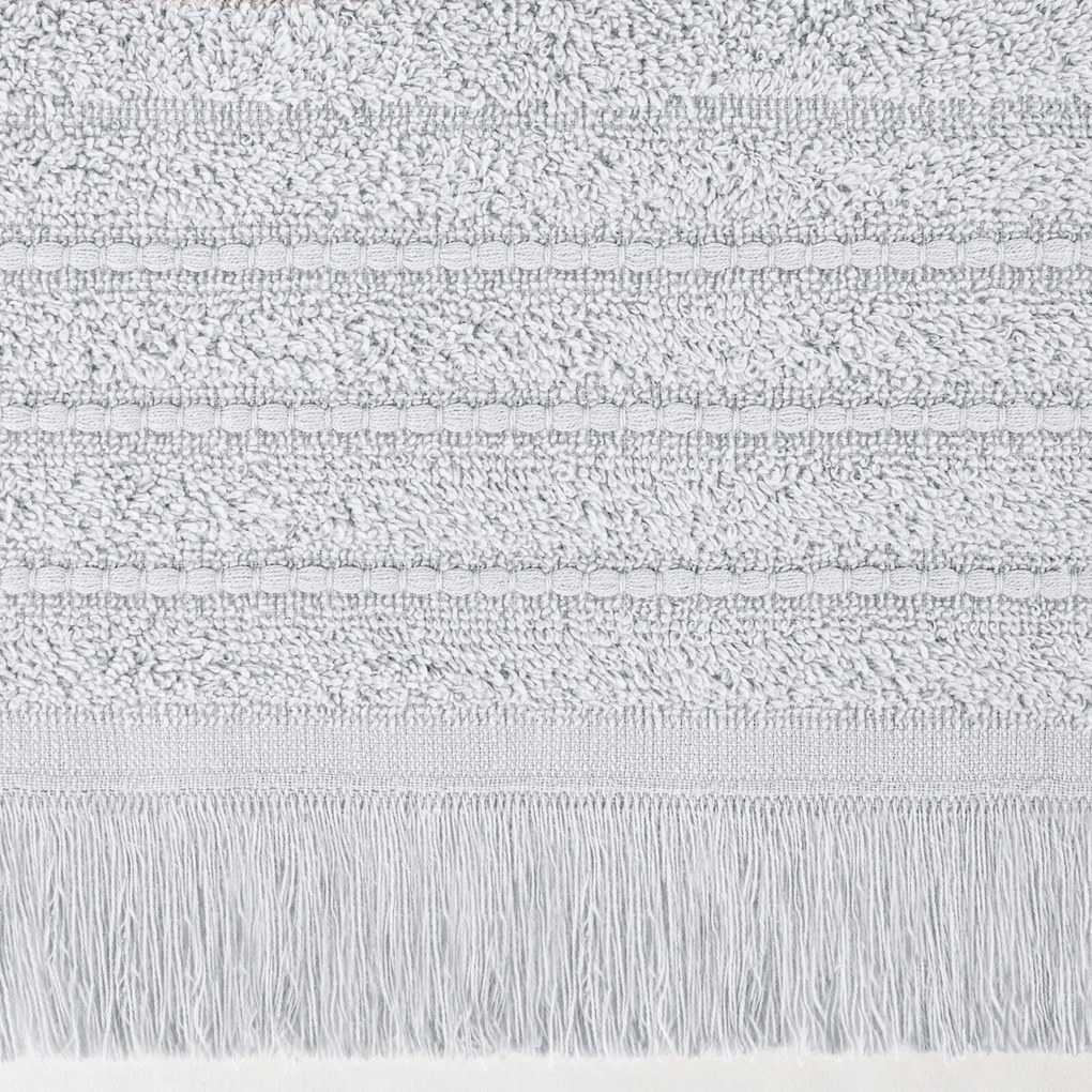 BAVLNENÝ UTERÁK MIRENA 70X140 CM STRIEBORNÁ