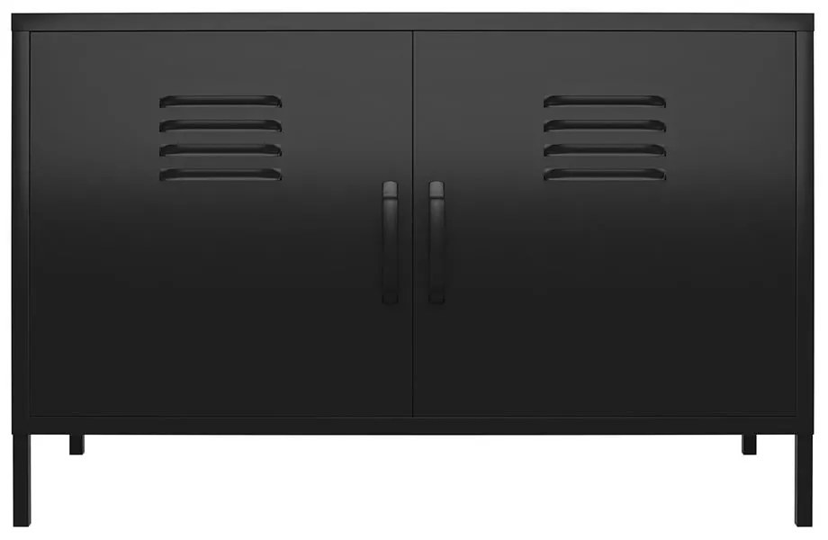 Čierna kovová skrinka 100x64x40 cm Mission District – Støraa