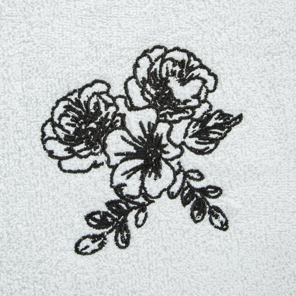 FROTÉ UTERÁK MELANI SADA 1KS 30X50 CM, 1KS 50X90 CM, 1KS 70X140 CM BIELA