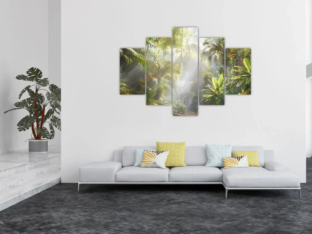 Obraz - Tropický dažďový prales (150x105 cm)