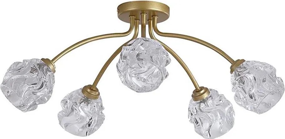 Searchlight 11525-5GO - Prisadené stropné svietidlo ASTRAL 5xG9/33W/230V zlaté