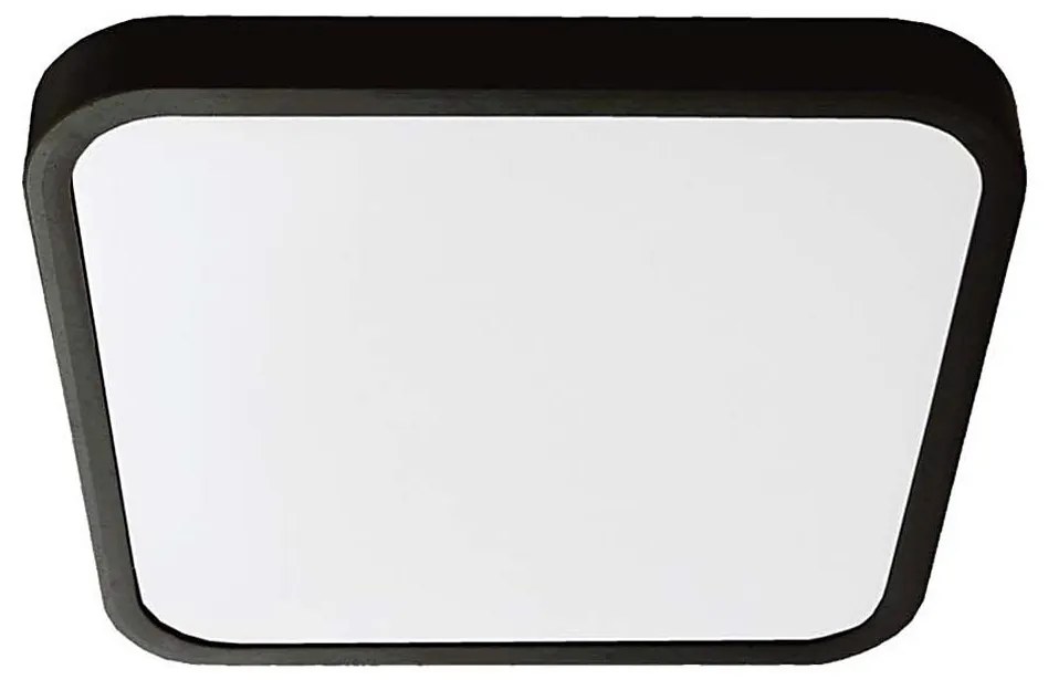 LED Kúpeľňové stropné svietidlo LED/48W/230V 4000K IP44 42x42 cm čierna