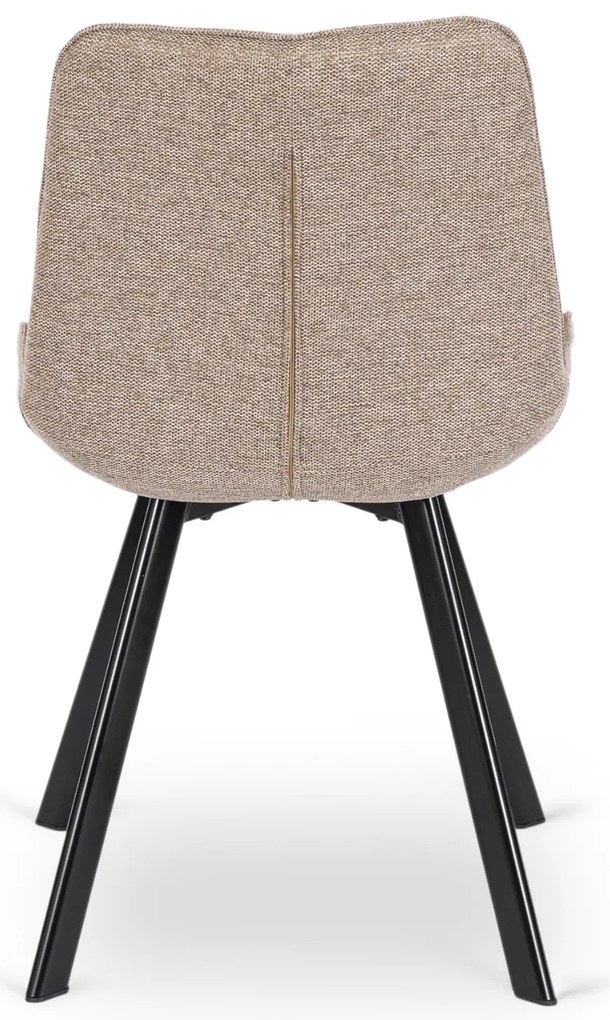 PROXIMA.store - Čalúnená jedálenska stolička RICK 2 FARBA: sivá, MATERIÁL: pletená