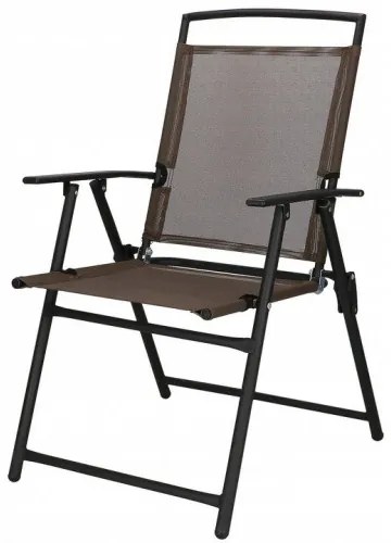 Záhradná stolička SPRINGOS GC0053 - hnedá