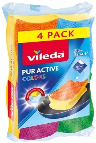 Vileda PUR active Colors hubka 3+1 ks
