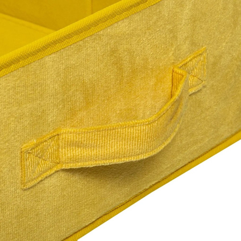 Úložný box Soft, 15x31x31 cm, žltá