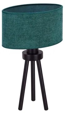 Duolla - Stolná lampa OVAL 1xE27/15W/230V pr. 30 cm zelená