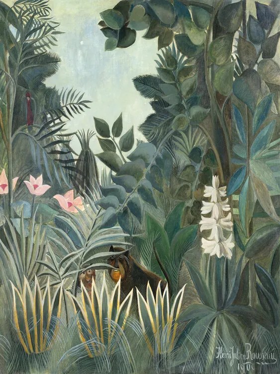 Obrazová reprodukcia The Equatorial Jungle, Henri Rousseau