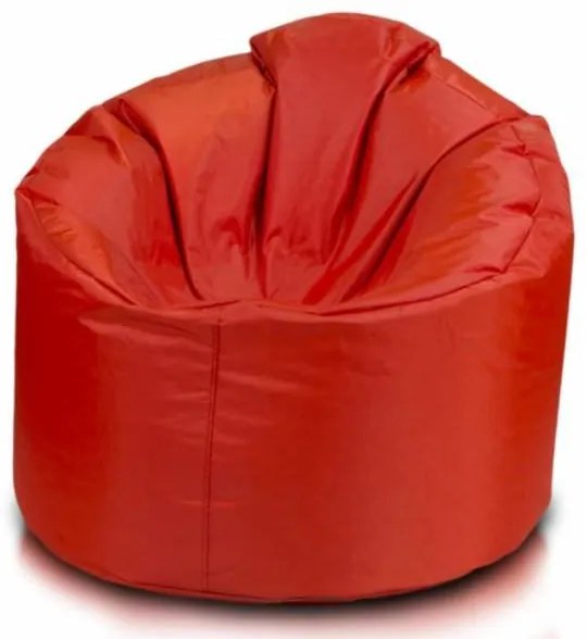 INTERMEDIC SK - Sedací vak Star 85x90 cm | ergonomický dizajn s podrúčkami, 300 l Farba: E06 - Červená (ekokoža)