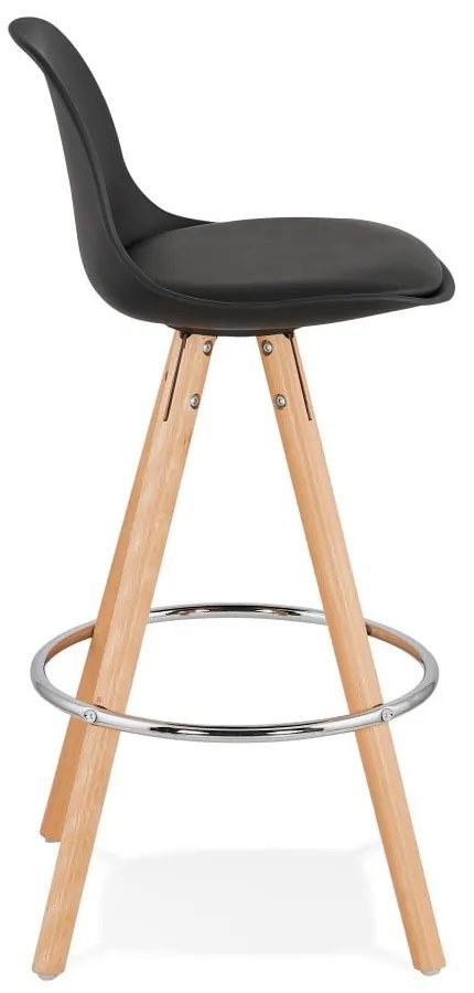 Čierna barová stolička Kokoon Anau, výška 64 cm