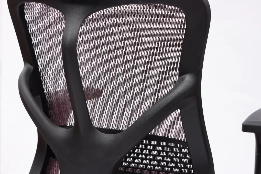 Spinergo BUSINESS Spinergo - zdravotná kancelárska stolička - vínová, plast + textil + kov