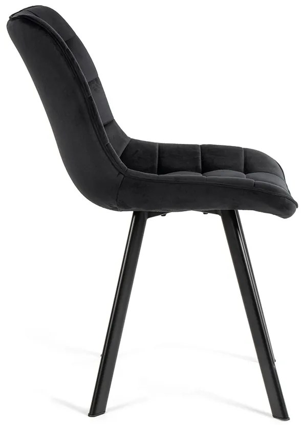 Noela Zamatová jedálenská stolička BELLA čierna