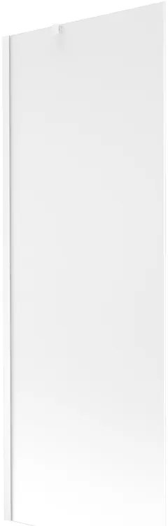 Mexen Next, vaňová zástena 1-krídlová 70 x 150 cm, fixné krídlo, 6 mm námraza sklo, biely profil, 895-070-000-00-30-20