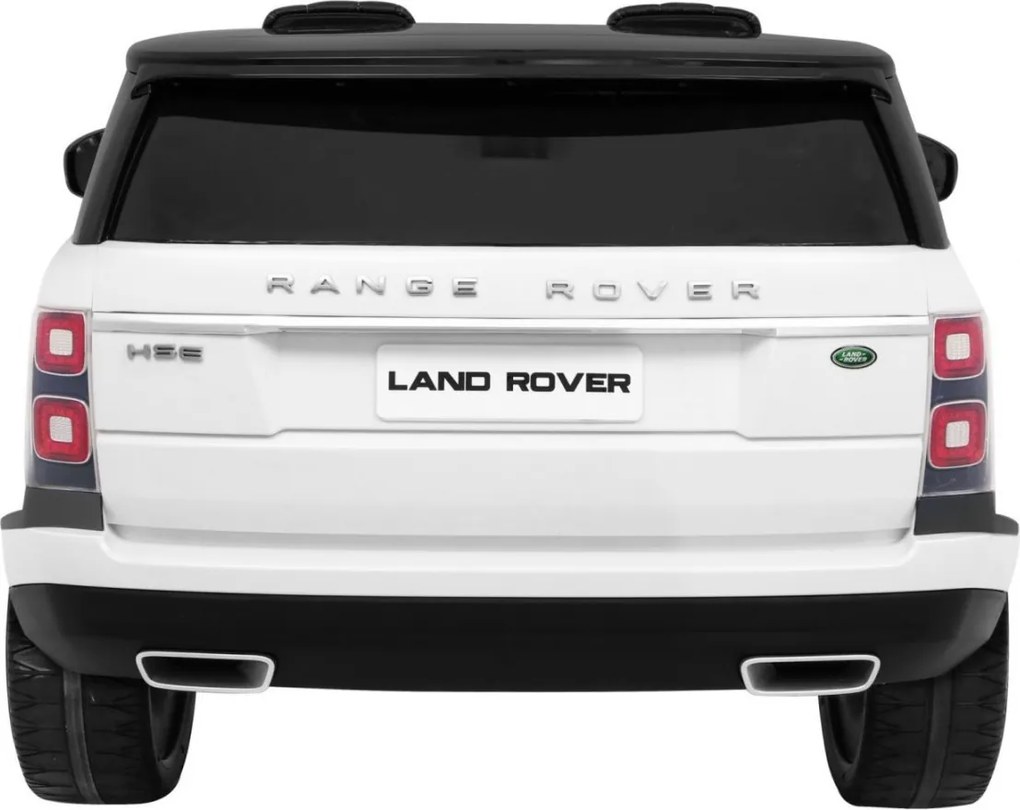 Ramiz Range Rover HSE 2-miestne detské auto Biele SUV + Pilot