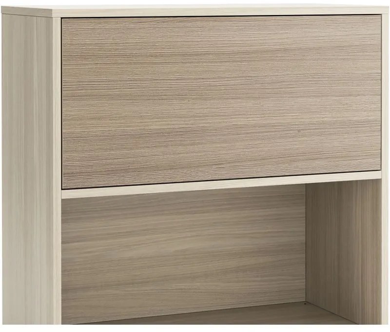 Výklopné dvere k regálom LAYERS, 800 x 400 x 357, dub morený