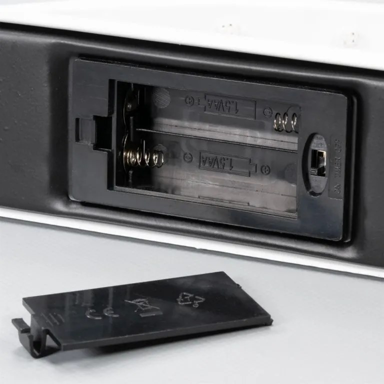 Kovový svetelný oblúk, teplé biele, 10 LED, časovač