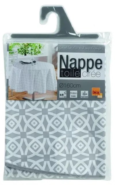 Umývateľný obrus ø 160 cm Abaca – douceur d'intérieur