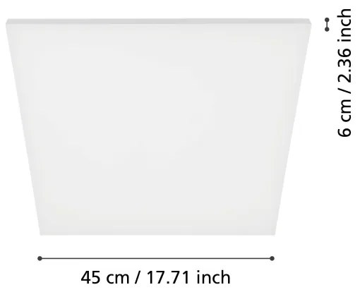Eglo 98902 - LED Stropné svietidlo TURCONA LED/20W/230V